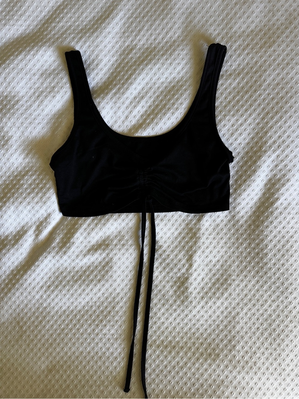 Black crop top